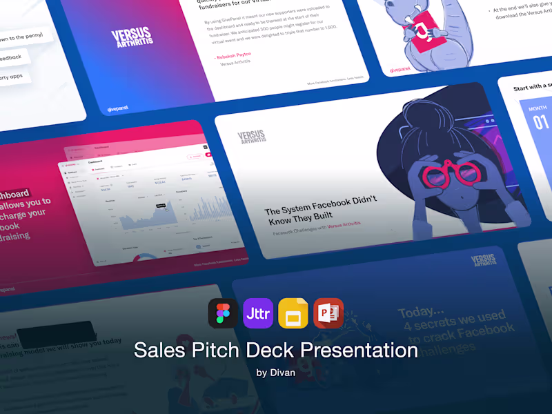 Cover image for Sales Pitch Deck Design — Startup & Investor Ready