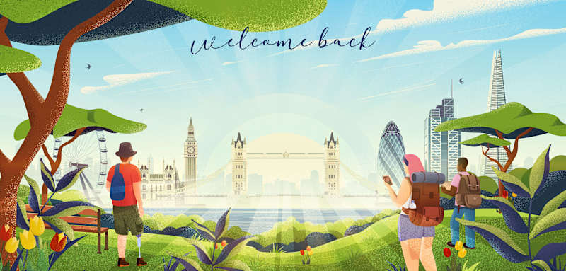 Cover image for Landing Page Illustration for Astor London