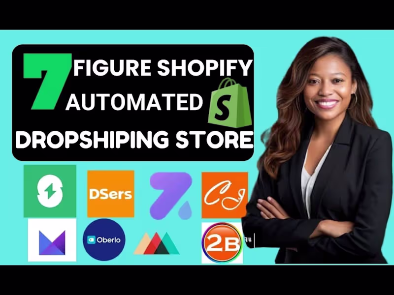 Cover image for I will build shopify dropshipping store via spocket autods CJ 