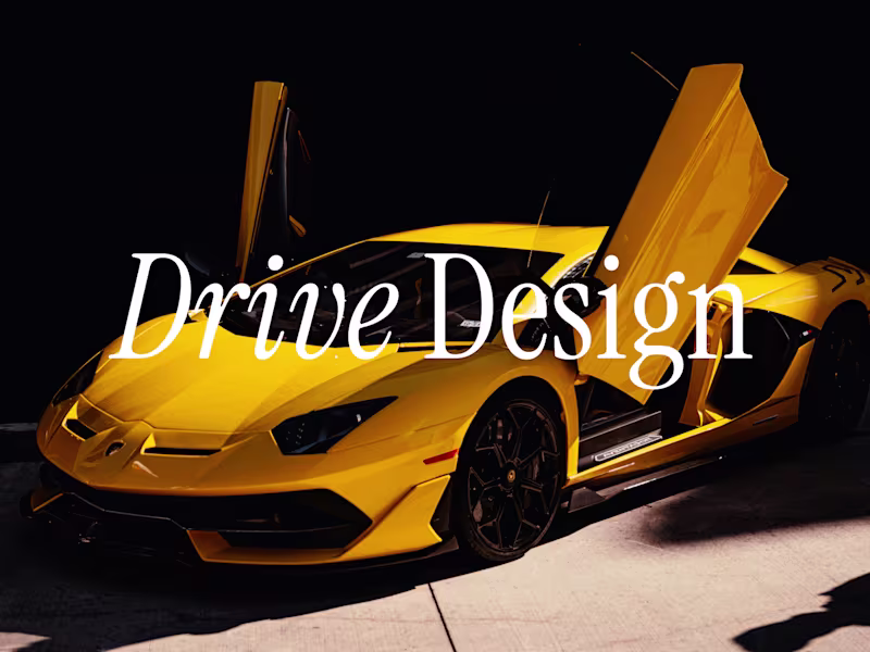 Cover image for DRIVE | Framer Landing Page Concept