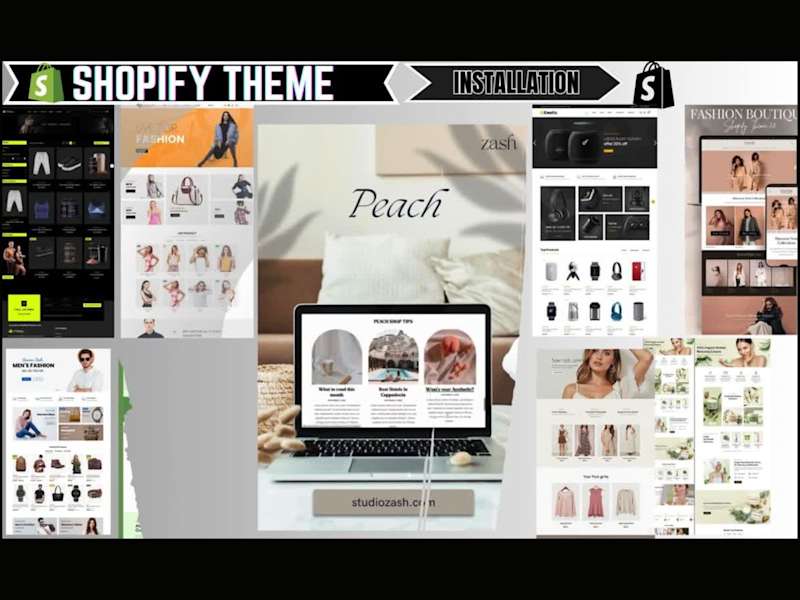 Cover image for shopify theme edit, customization install the best premium theme