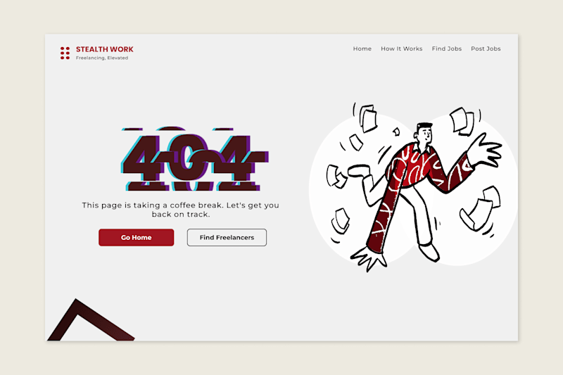 Cover image for Creative 404 Page – Lost, But in Style!
