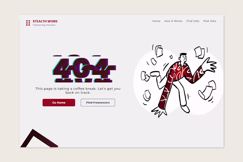 Cover image for Creative 404 Page – Lost, But in Style!