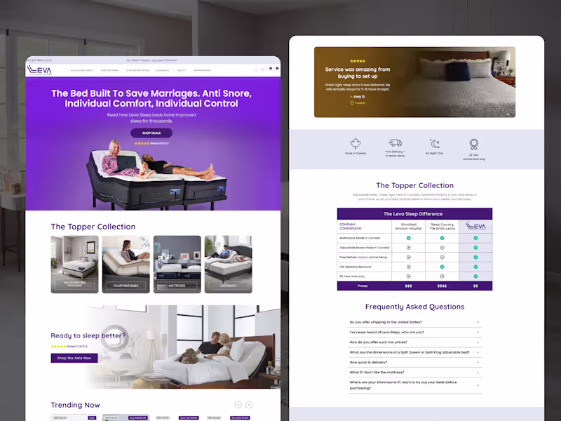Cover image for Home page create in Replo