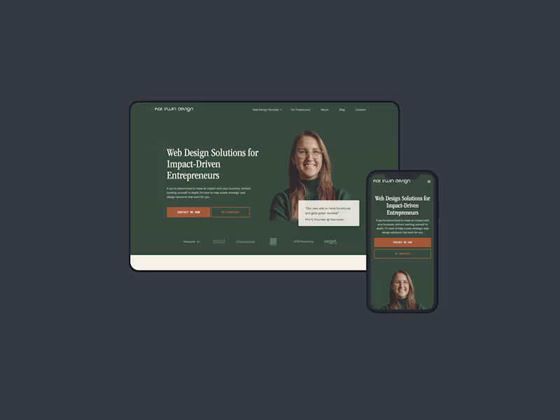 Cover image for Webflow Redesign for Kat Irwin Design