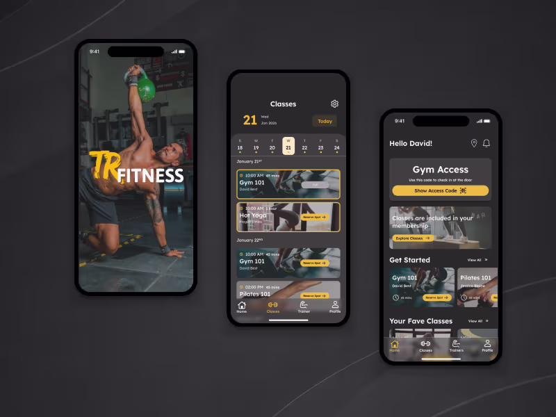 Cover image for Fitness App Redesign — Member Experience & Access This proje...