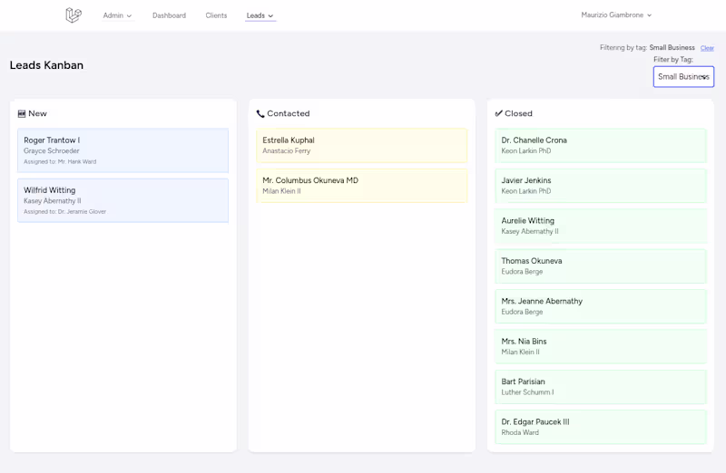 Cover image for MiniCRM TALL stack (Tailwind, Alpine, Laravel, Livewire)