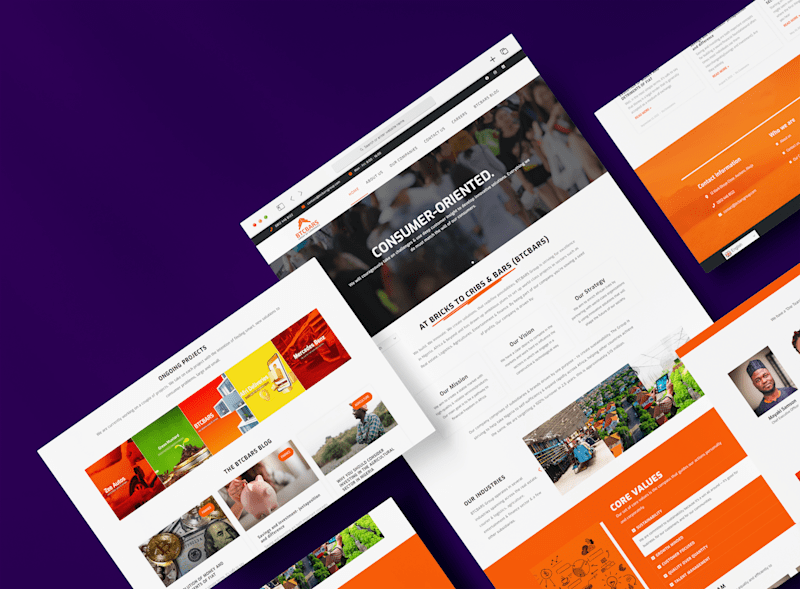 Cover image for BTCBARS Group Corporate Website Design