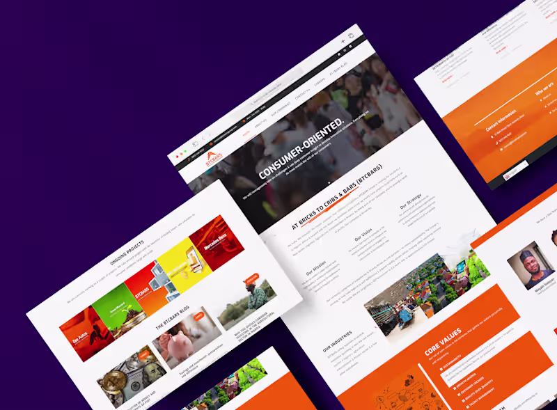 Cover image for BTCBARS Group Corporate Website Design