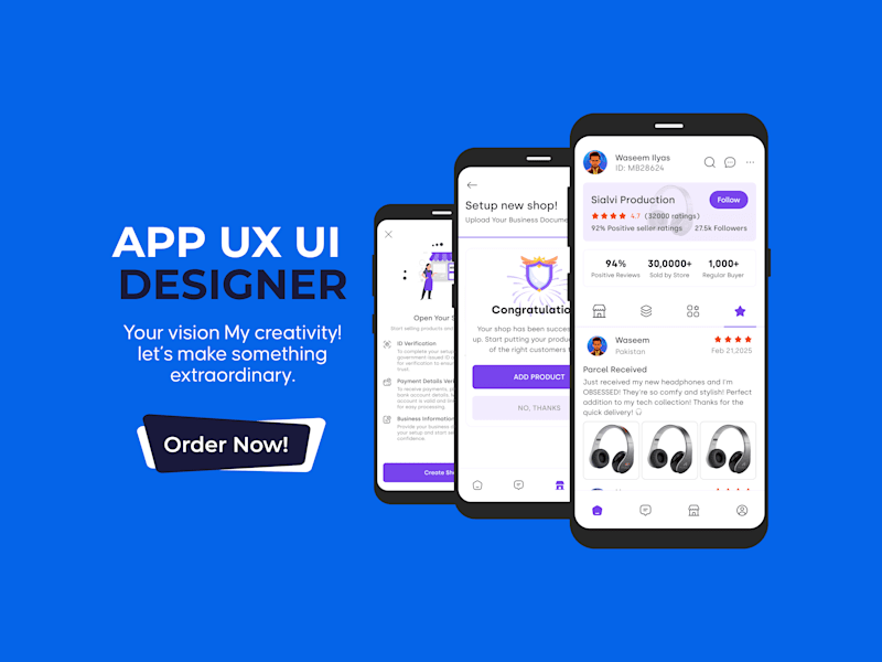 Cover image for Mobile app ui design web dashboard ux ui design user interface