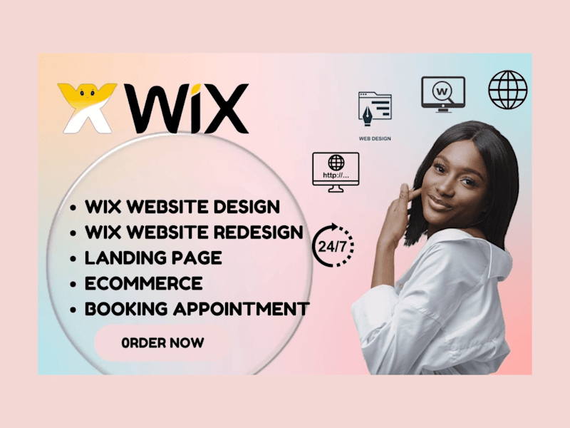 Cover image for Wix website design, Wix website redesign