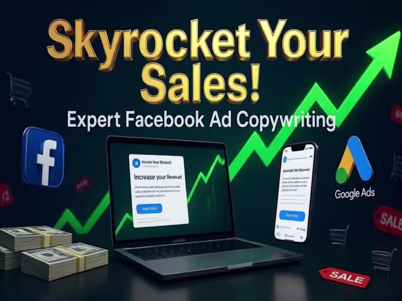 Cover image for I will copywrite your facebook ads to skyrocket your sales