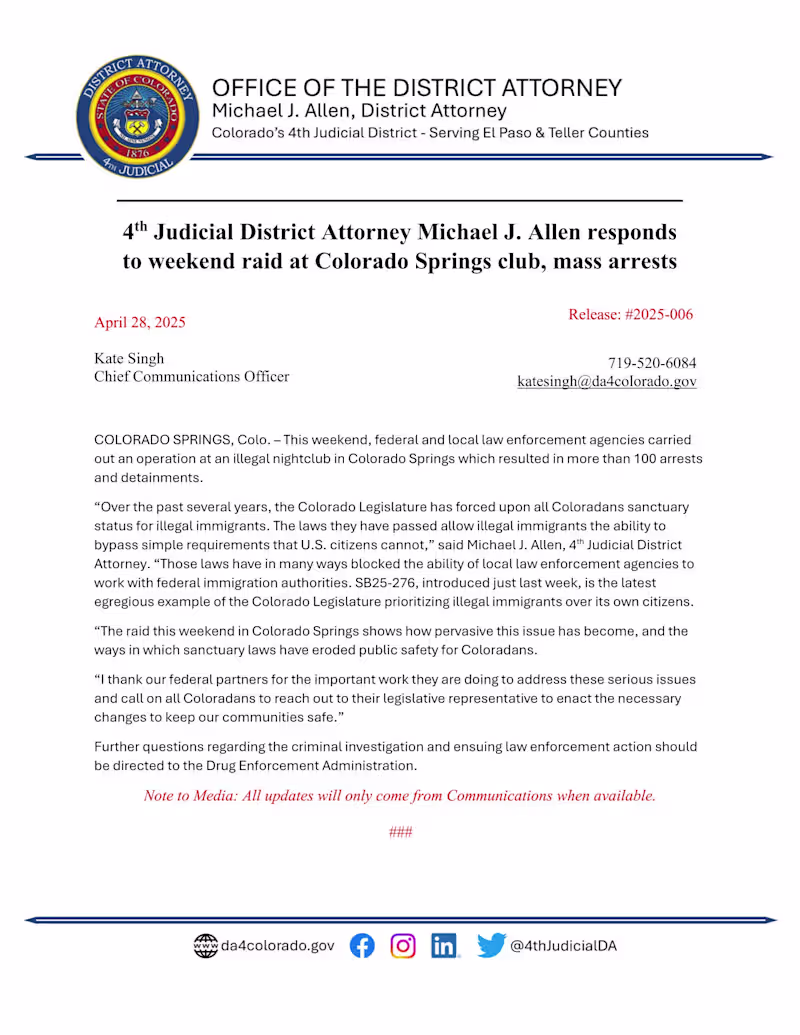 Cover image for Press Release