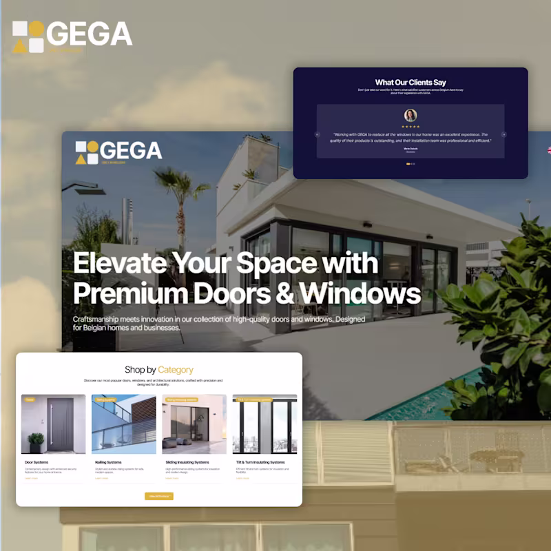 Cover image for Gega | Squarespace Website Design