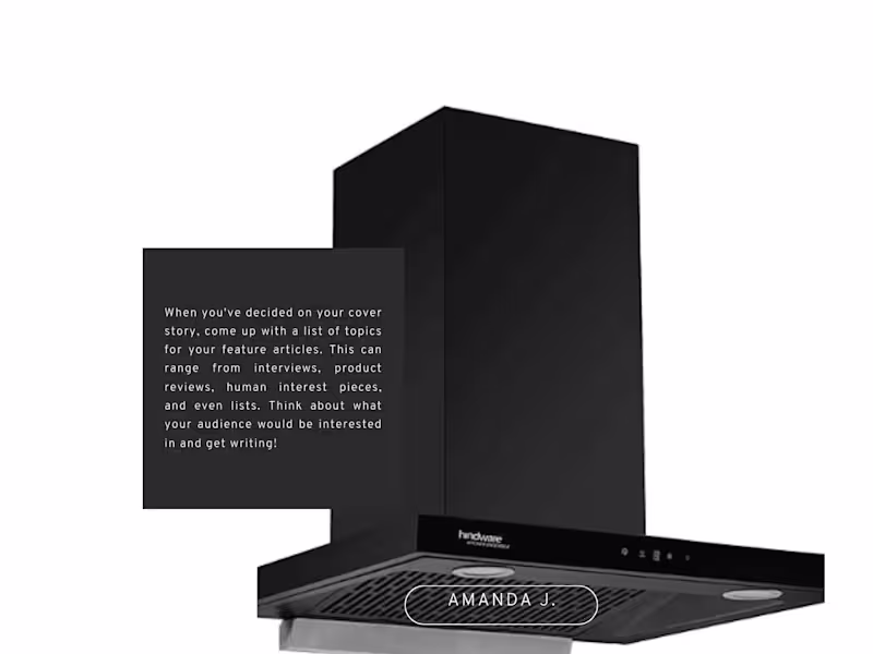 Cover image for Copy Writing & Content Writing - Hindware (Kitchen Chimneys)