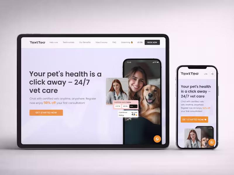 Cover image for Textteo - Veterinary Clinics Aggregator & CRM-Driven Platform