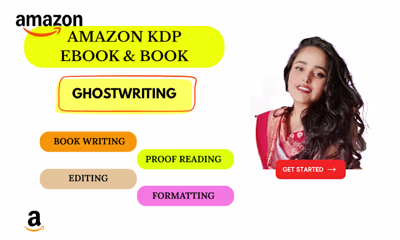 Cover image for Amazon KDP eBook Ghost-writer