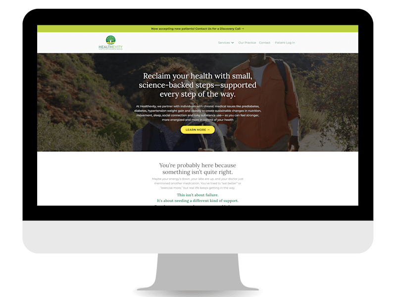 Cover image for ADA Compliant Kajabi Website for a Doctor.