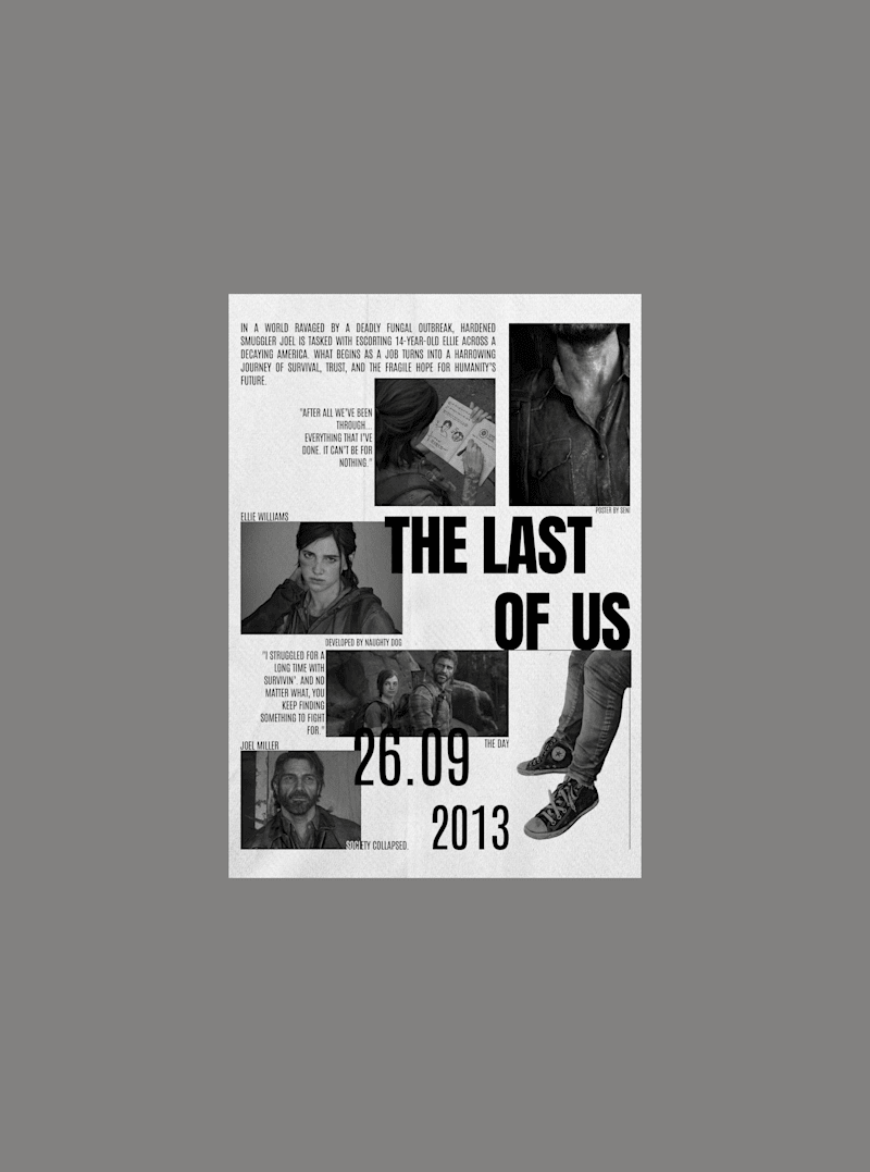 Cover image for The Last Of Us(Game) Poster