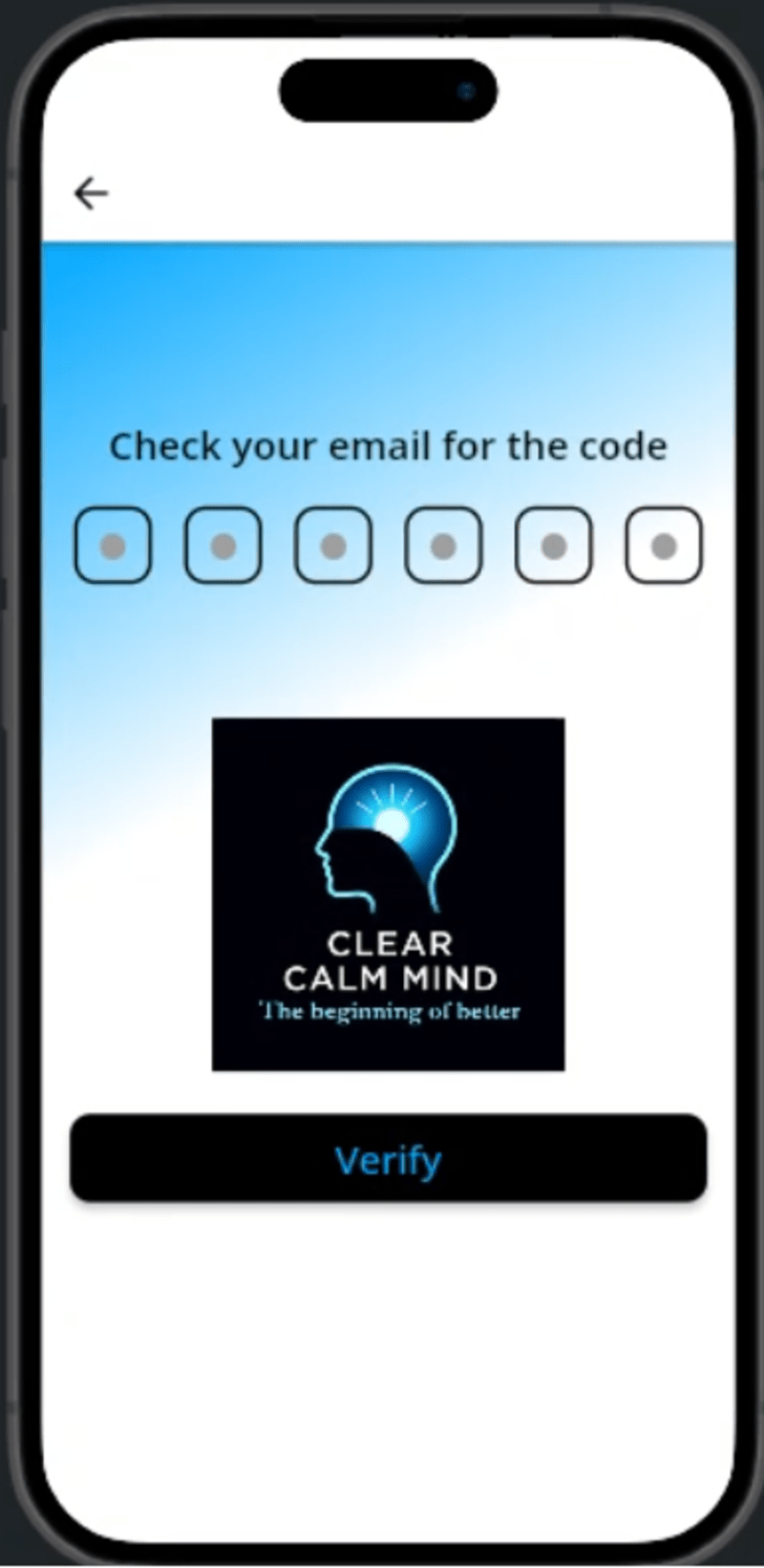 Cover image for Onboarding Flow Development for Clear Calm Mind