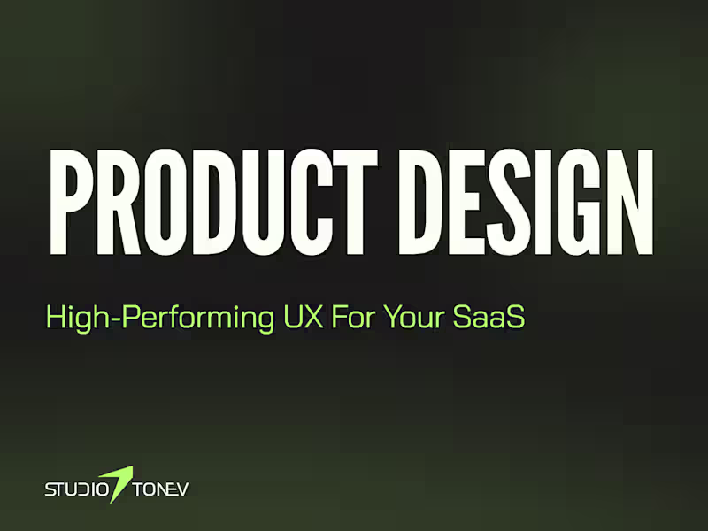 Cover image for Product design (UI/UX)