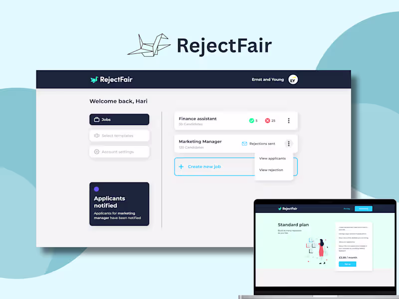 Cover image for RejectFair: Streamlining Recruitment Communication
