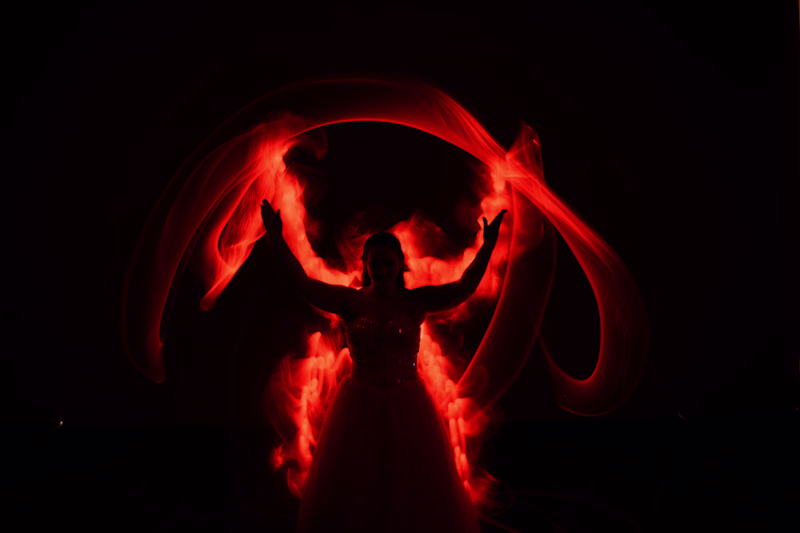 Cover image for Working on Light Painting with my friends from Maryland Kuns...