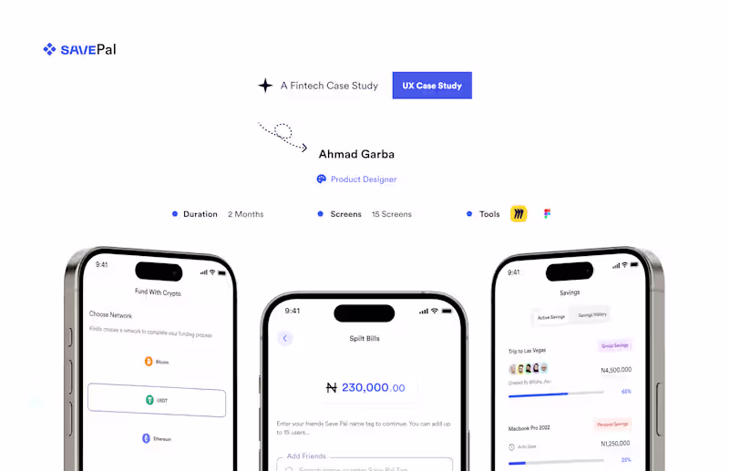 Cover image for SavePal Case Study