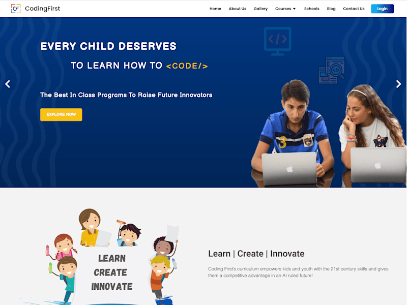 Cover image for Coding for Schools | Coding Curriculum | Coding First