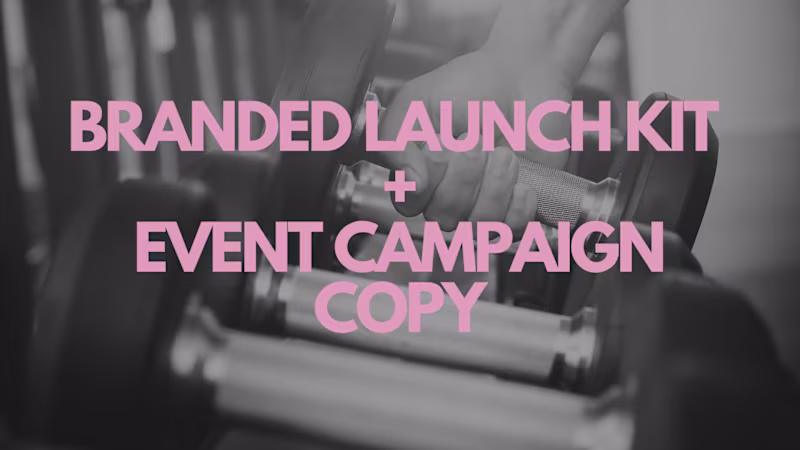 Cover image for Launch in a Box: Messaging + Promo Assets for an Event