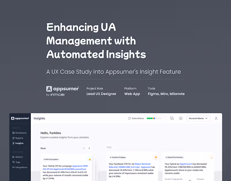 Cover image for Appsumer - AdTech SaaS Dashboard