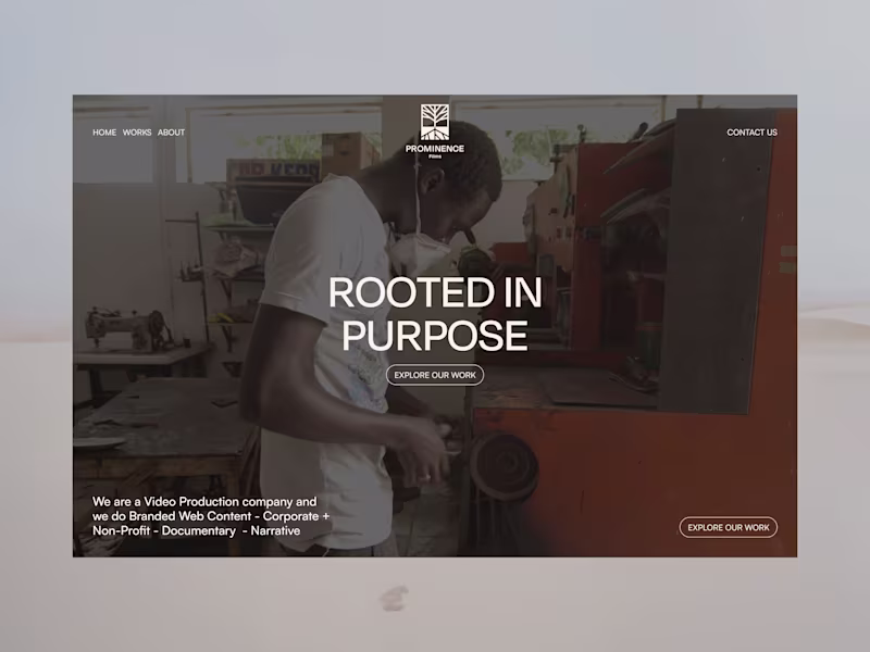 Cover image for Prominence Films Website (Framer Development for Bolster)