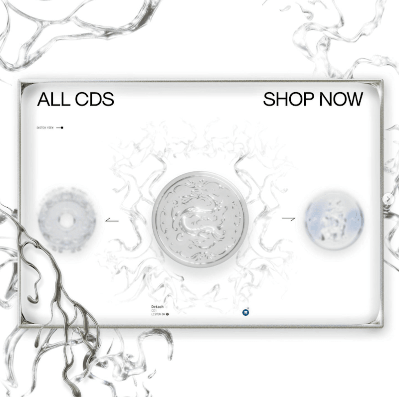 Cover image for Conceptual Ecommerce/ Artist portfolio Website
