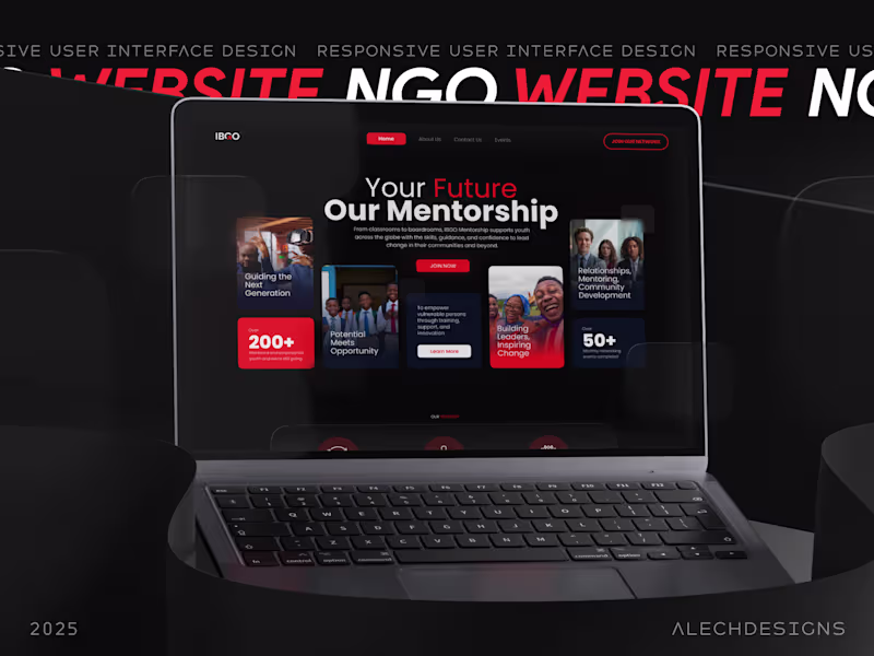 Cover image for IBGO NGO Website Design