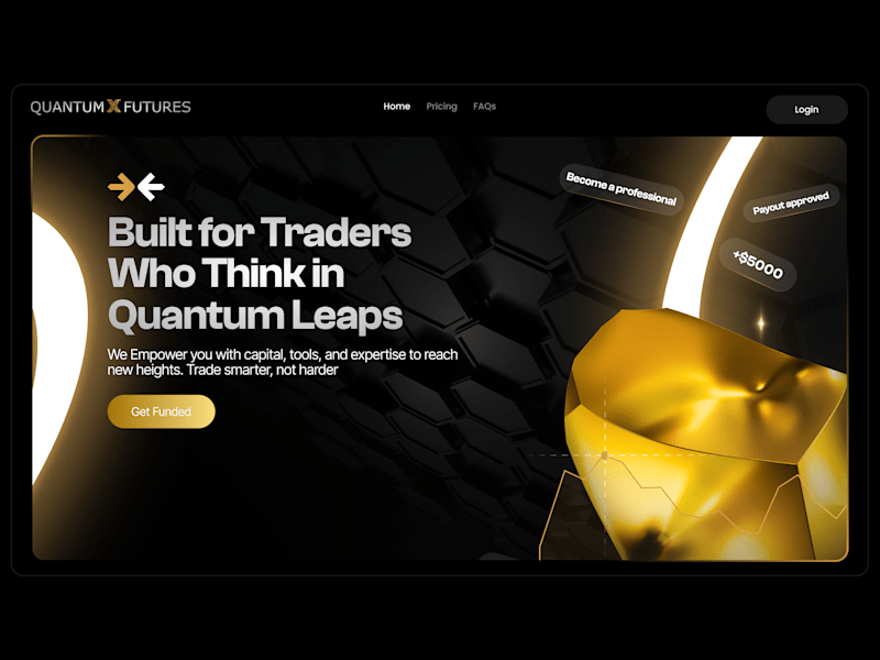 Cover image for UI/UX Design for Quantum Futures Trading Platform