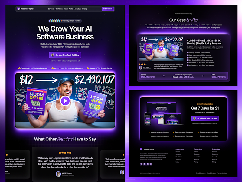 Cover image for Jordan Landing Page by Framer