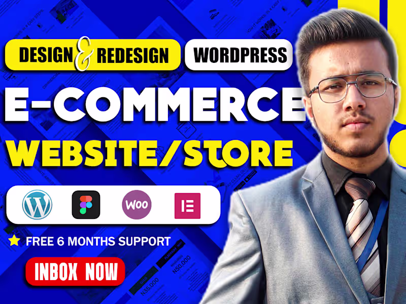 Cover image for E-Commerce Website/ Wordpress E-Commerce website Design