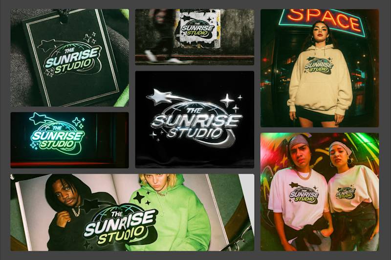 Cover image for AI-Assisted Concept Brand Design for Sunrise Studio