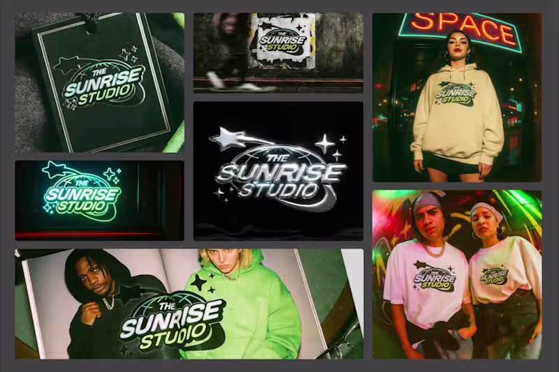 Cover image for AI-Assisted Concept Brand Design for Sunrise Studio
