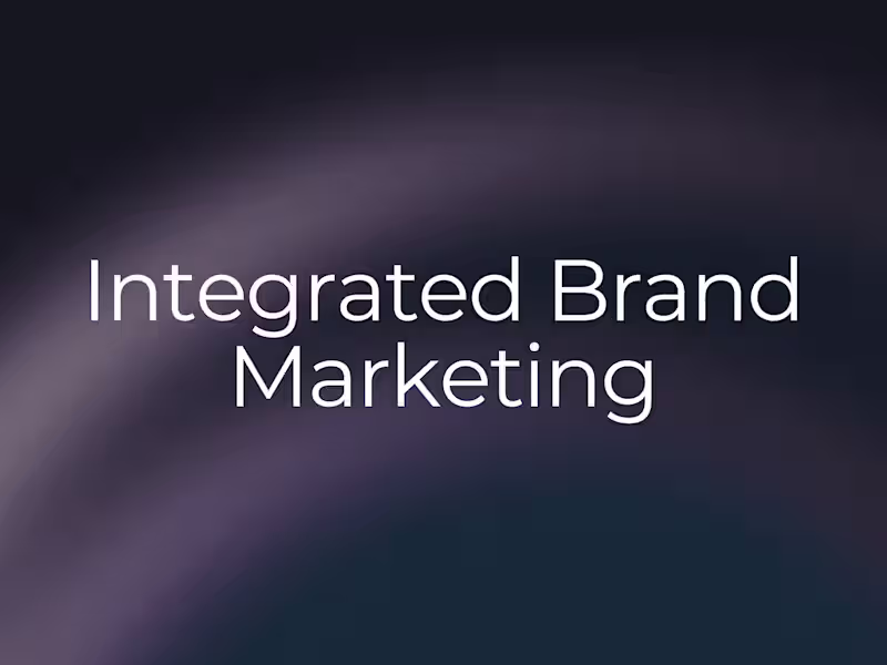 Cover image for Integrated Brand Marketing