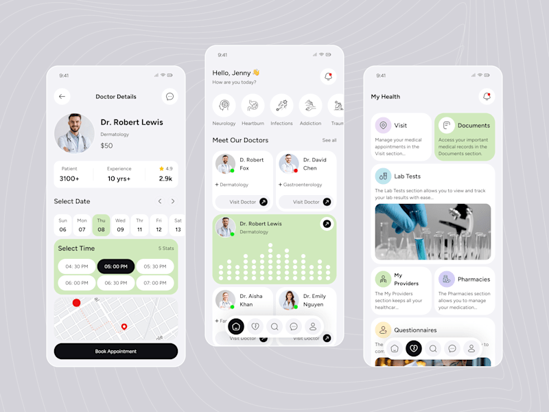 Cover image for Healthcare mobile app