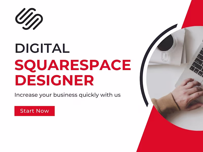 Cover image for squarespace website design or squarespace website redesign