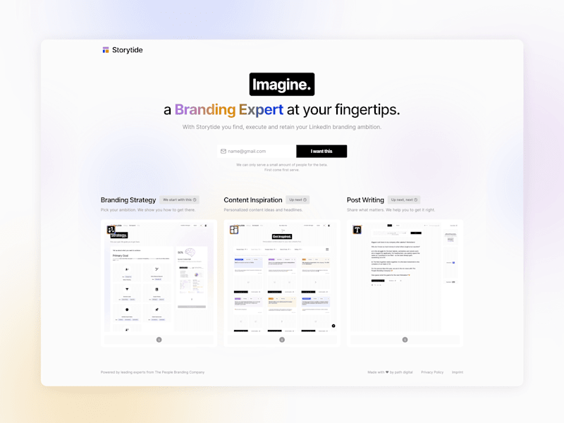 Cover image for Storytide Landing Page