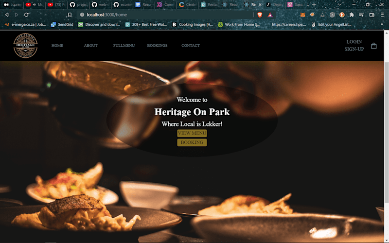 Cover image for Local Restaurant Website Design