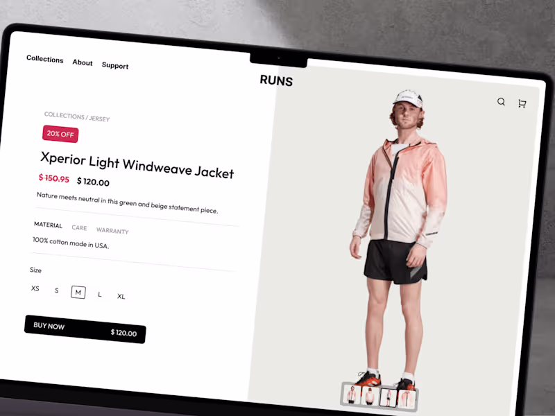 Cover image for Runs - Online Store Framer Site
