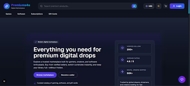 Cover image for 🚀 Building Premiums4U — High-End Subscription Store (WIP) D...