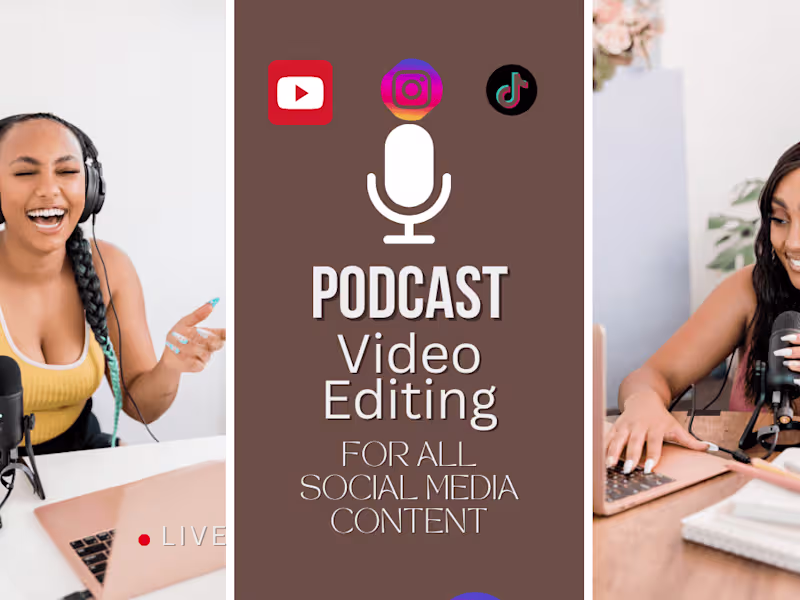 Cover image for Engaging Podcast video editing - All social media platforms