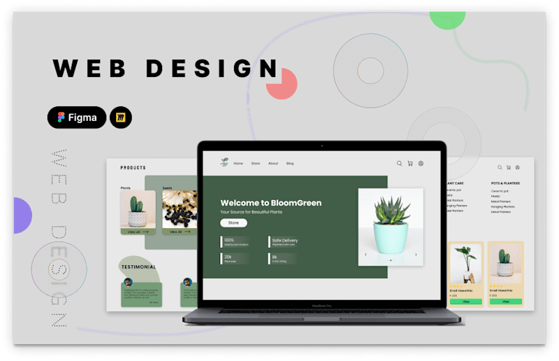 Cover image for Website Design - BloomsGreen