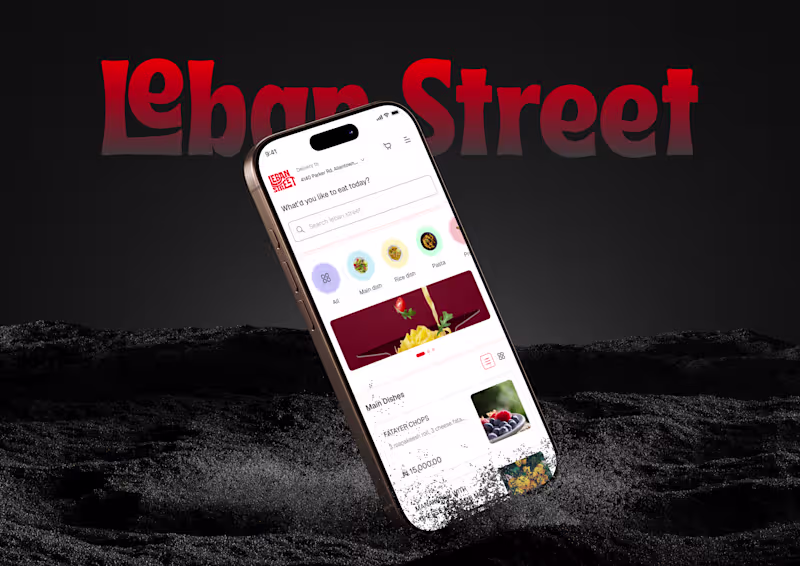 Cover image for Leban Street  |  Restaurant Mobile Web App Design
