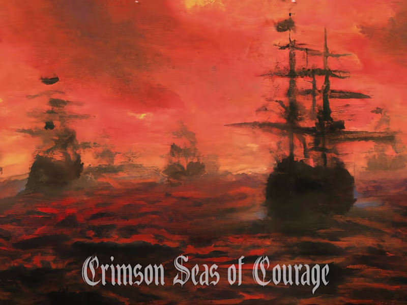 Cover image for UNDER RUINS - Crimson Seas of Courage [AI Music Video]